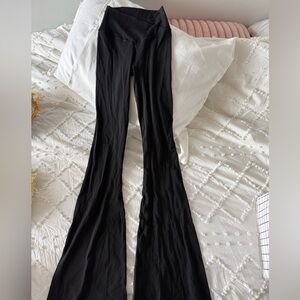 Aerie Black Flared Leggings